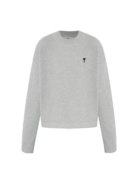 Top Ami Paris z logo szary