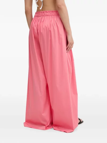 Pantaloni palazzo Liu Jo cu funde roz