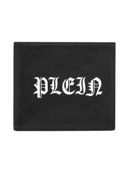 Portfel Philipp Plein skórzany czarny