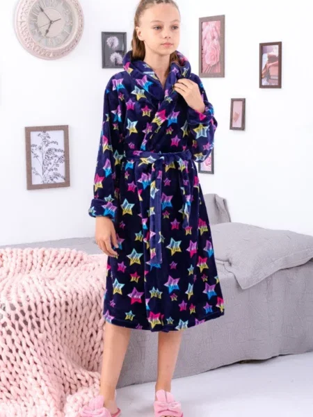 Дитячий Халат Носи своє синій