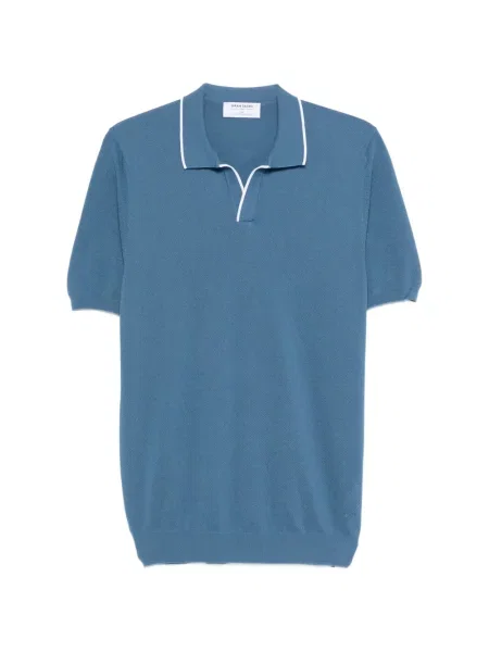 Gulerat polo Gran Sasso alb