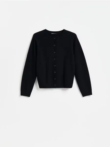 Reserved Cardigan din lână negru