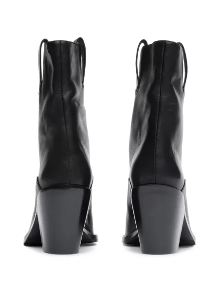 Botine Ash din piele negru