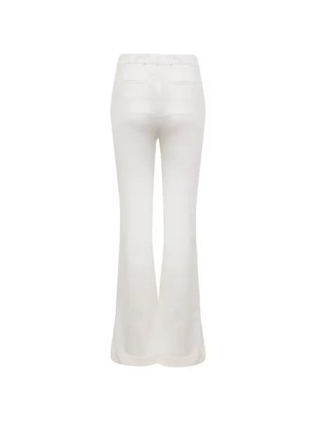 Pantaloni Simkhai evazate alb