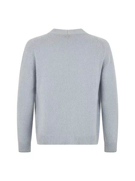Sweter Fedeli z kaszmiru niebieski