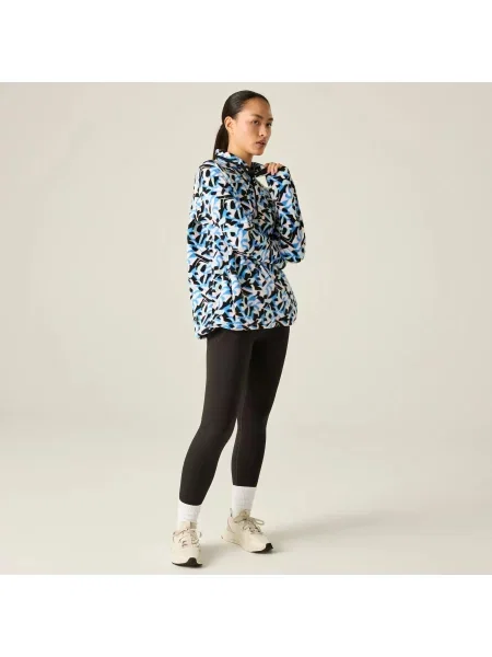 Bluza Polarowa Z W Wzór Wirów czarna