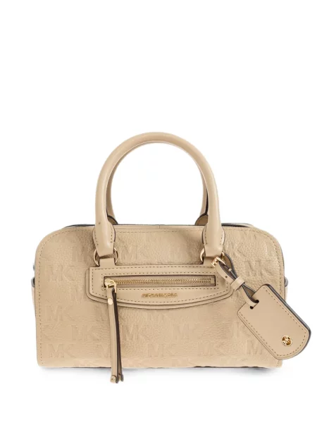 Geantă shopper Michael Michael Kors din piele cu autograf
