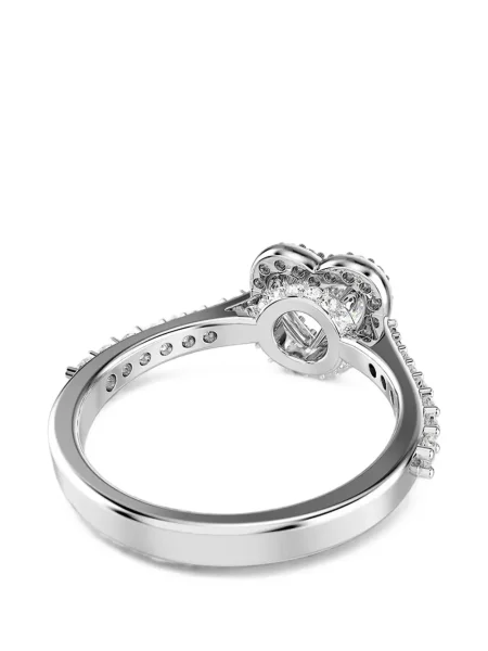 Inel Swarovski alb
