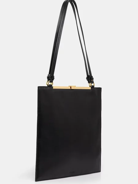 Шкіряна сумочка AERON чорний