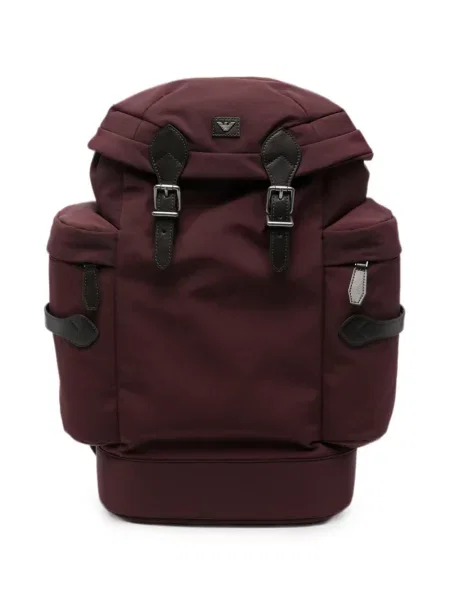 Rucsac Emporio Armani cu cataramă roșu