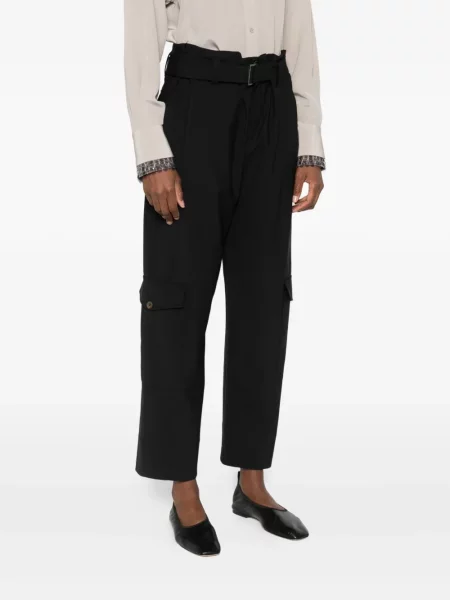 Pantaloni cargo Brunello Cucinelli negru