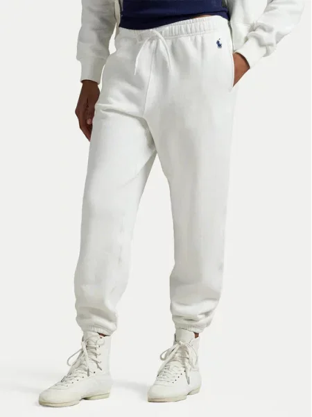 Polo Ralph Lauren Pantaloni trening Tapered Fit alb