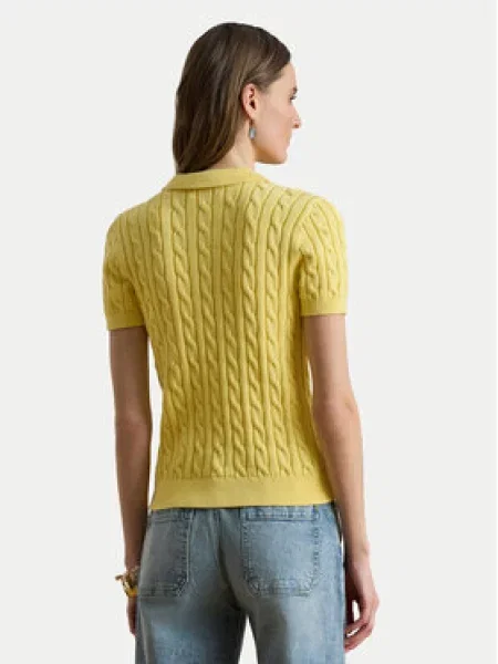 LAUREN RALPH LAUREN Polo majica Svetlo rumena