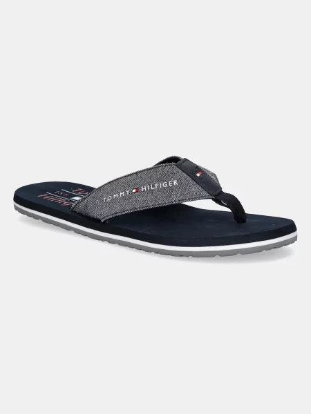 Джапанки Tommy Hilfiger CHAMBRAY BEACH SANDAL тъмносиньо