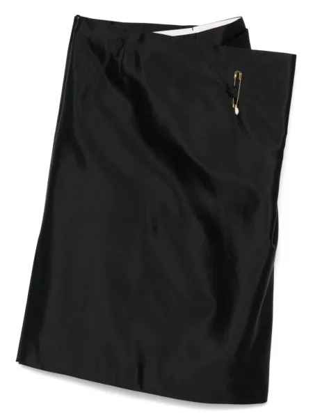 Fustă midi Carven până la genunchi negru