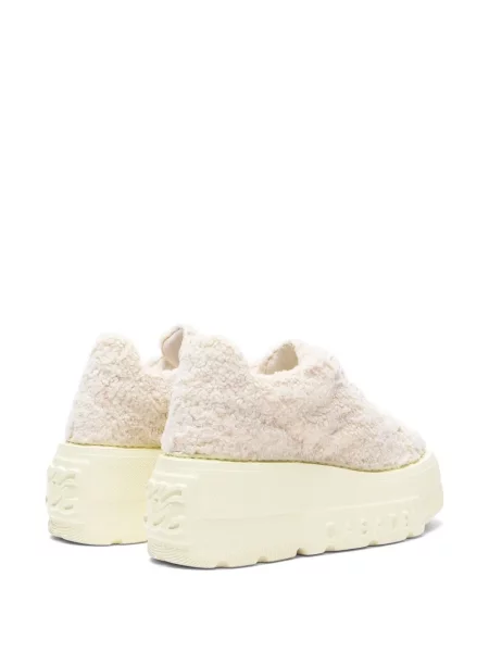 Sneakerși Casadei cu blană