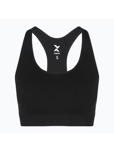 Biustonosz treningowy Trexo Rexi Up Seamless Bra czarny
