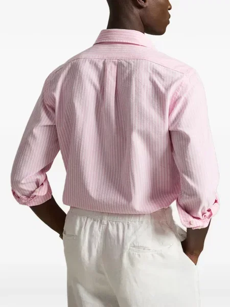 Scurt șapcă Polo Ralph Lauren cu broderie din jerseu maro