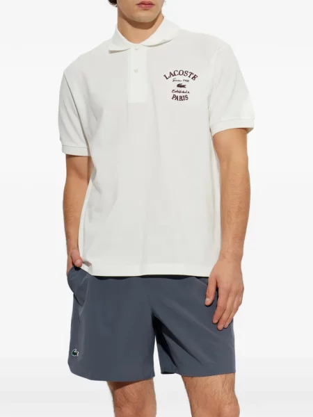 Tricou polo Lacoste clasic alb