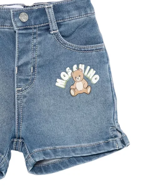 Szorty dziecięce Moschino niebieskie