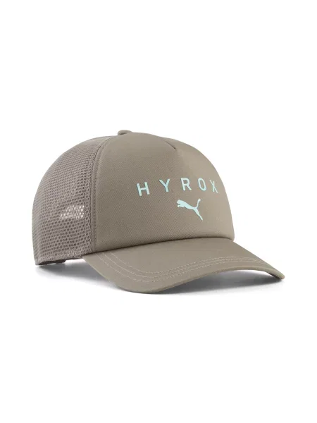 Czapka typu trucker PUMA × HYROX Akcesoria Beżowy OSFA szara