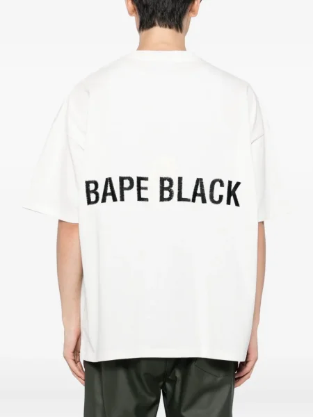 Siuvinėtas marškinėliai Bape Black *a Bathing Ape® balta
