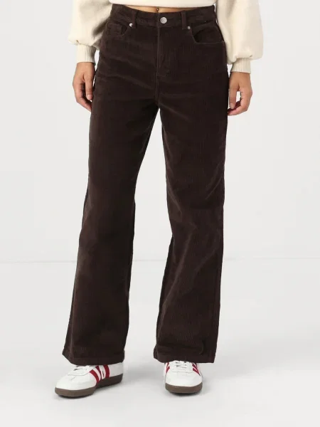 Vero Moda Petite Pantaloni VMTESSA ciocolatiu