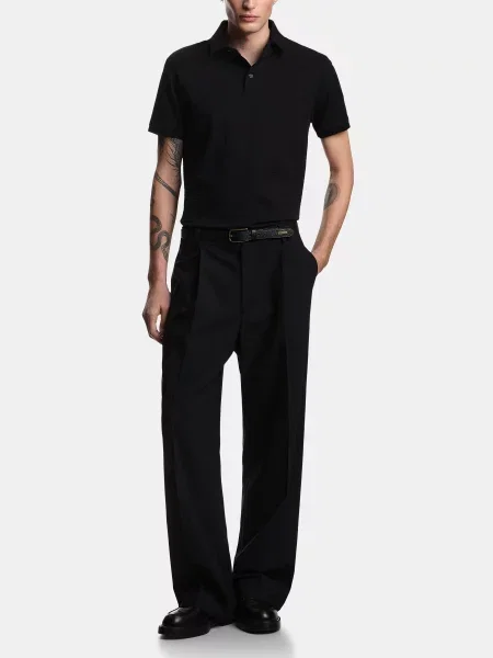 Поло Emporio Armani черное
