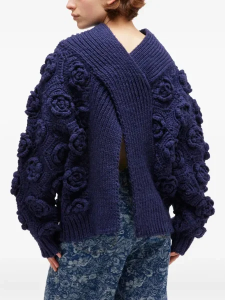 Pulover Ganni albastru