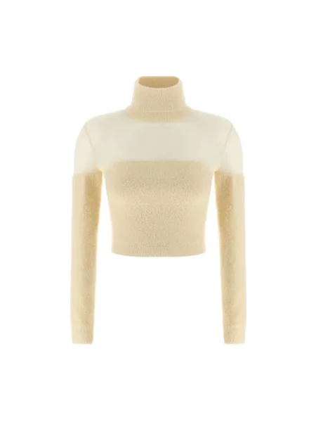 Sweter Elisabetta Franchi beżowy