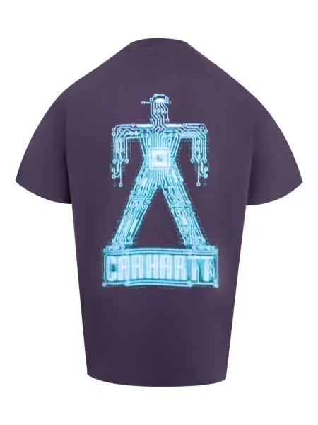 Tricou Carhartt Wip cu imagine violet