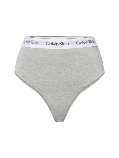 Calvin Klein Stringi Kobiety marmurkowy S szary