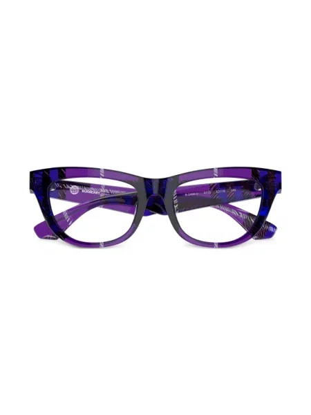 Ochelari de soare Burberry Eyewear în carouri violet