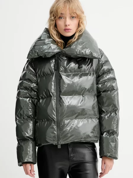 Rains geacă Alta Vision Short Puffer Jacket de iarnă verde