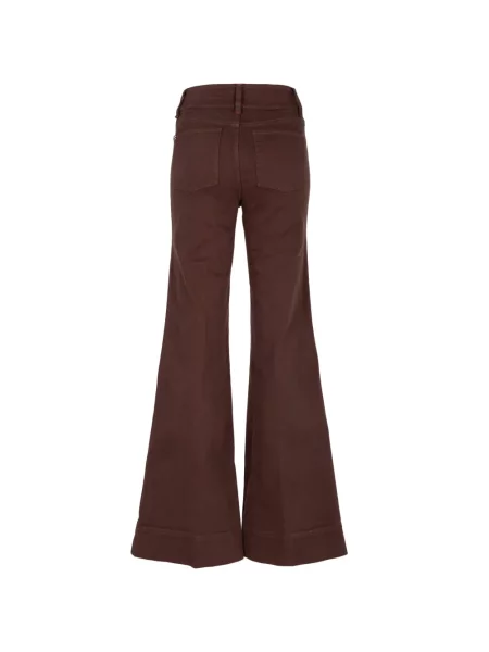 Blugi cu picior larg Alice + Olivia maro