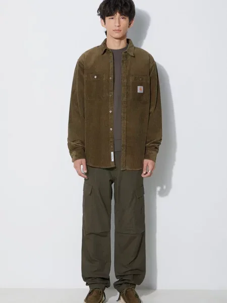 Kalhoty Carhartt Wip zelené