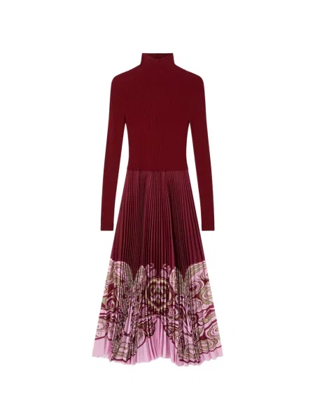 Rochie La Doublej tricotate roșu