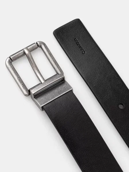 Calvin Klein curea pentru bărbați din piele negru