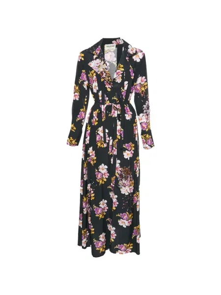 Rochie midi Zadig&voltaire cu model floral cu imagine negru