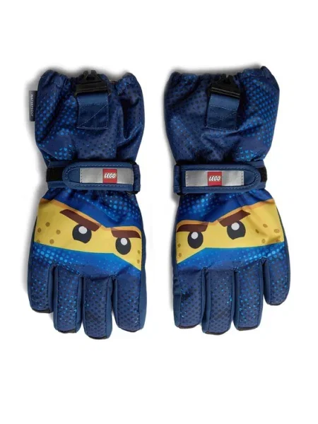 Detské rukavice LEGO Lwagan dark blue modrá