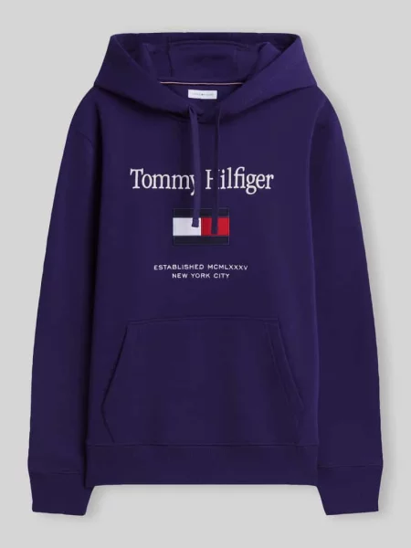Bluza z kapturem o kroju regular fit z mieszanki bawełny Tommy Hilfiger