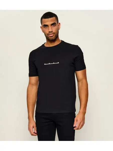 HUGO Tricou Datri negru