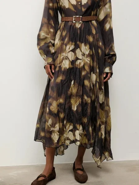 Fusta maxi Answear.lab verde