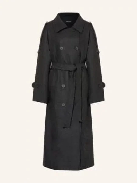 Black Palms Płaszcz Cady grau czarny