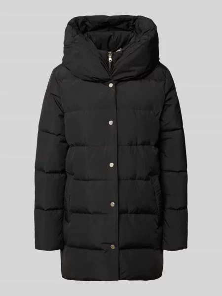 Kurtka puchowa z wpuszczanymi Lauren Ralph Lauren czarna