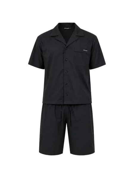 Pijamale Dolce & Gabbana cu autograf negru