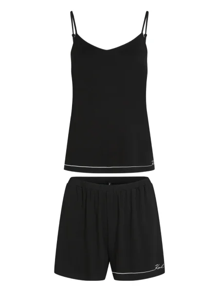 Pijamale Karl Lagerfeld negru