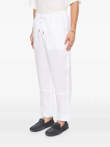 Pantaloni de in Kiton de in alb