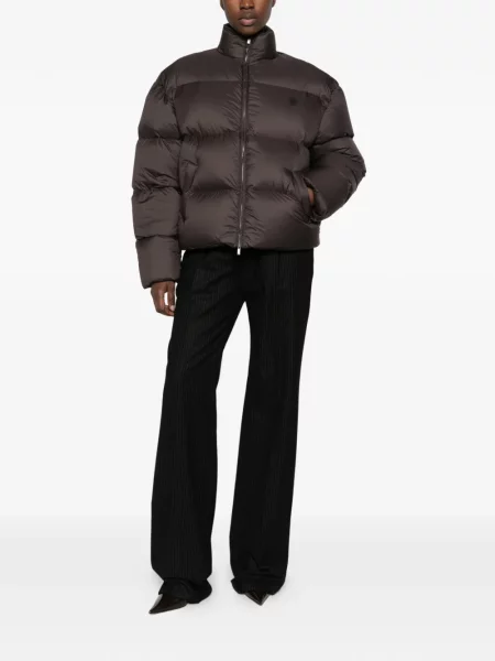 Καπιτονέ παλτό Gucci καφέ