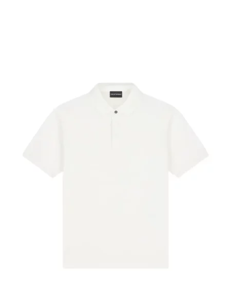 Tricou polo Emporio Armani alb